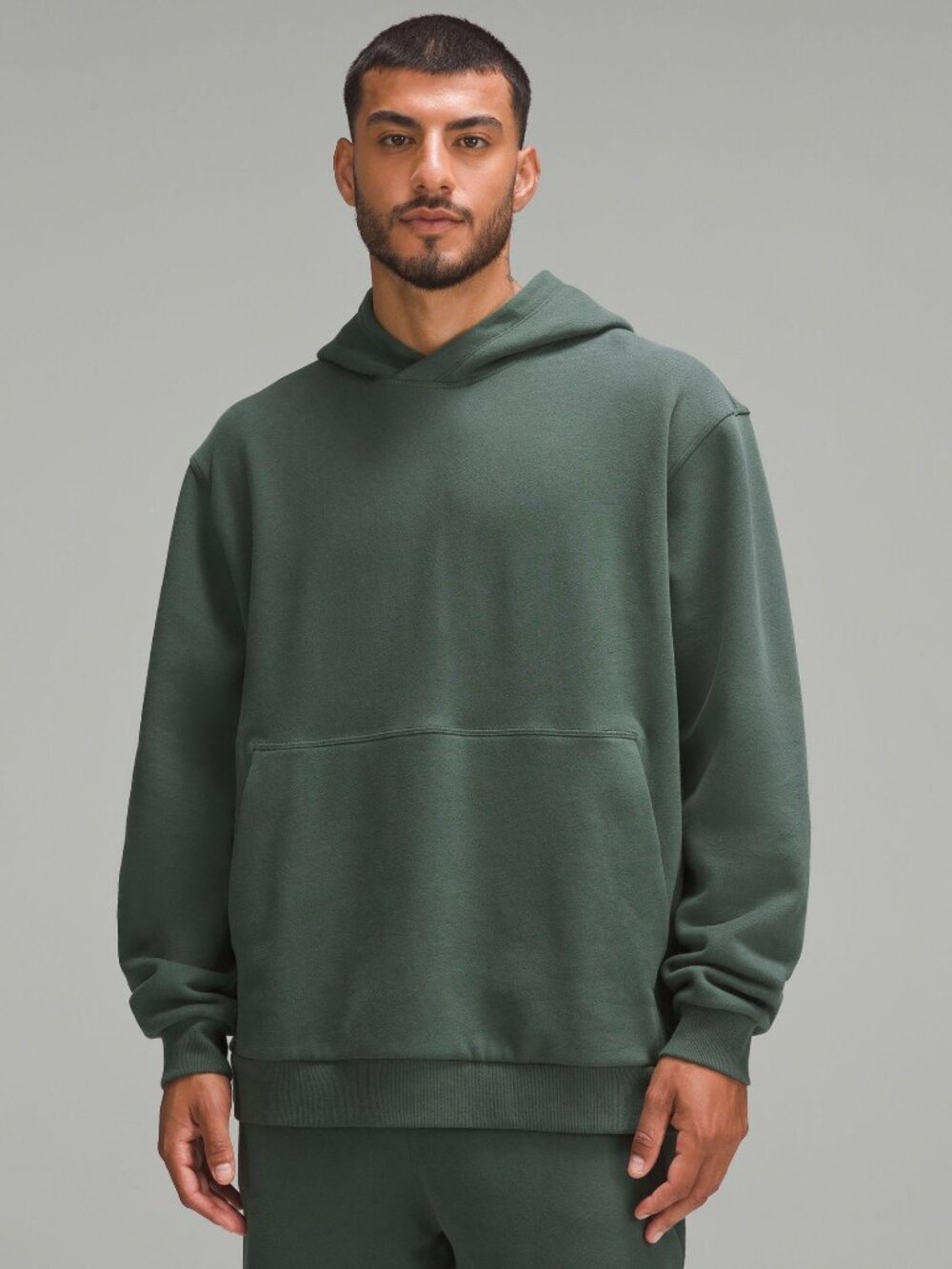 Lululemon Men's Steady State Pullover Hoodie - Dark Green